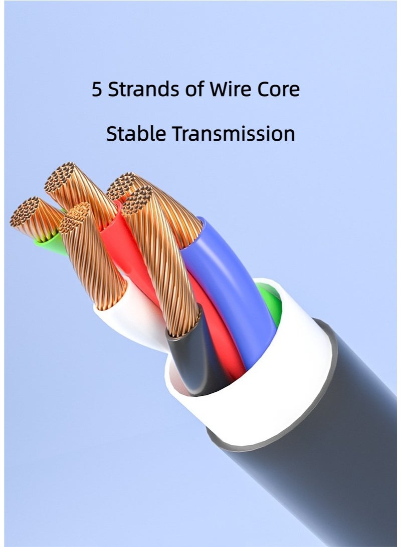 60W 16cm Portable Type-C Cable USB-C to USB-C 2.0 Charging Cable (C to C) Compatible with iPhone 16/15 Pro Max, iPad Pro/Air/mini 6, MacBook Pro/Air, Galaxy S24/S23 Ultra/Z Fold, Xiaomi, Honor, OPPO, OnePlus, and other devices. - Image 3